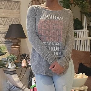 🌜CLEARANCE Long sleeve funny knit shirt